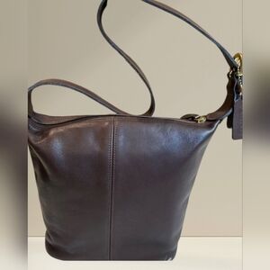 Coach Vintage Ergo Brown Leather Shoulder Bag Coach